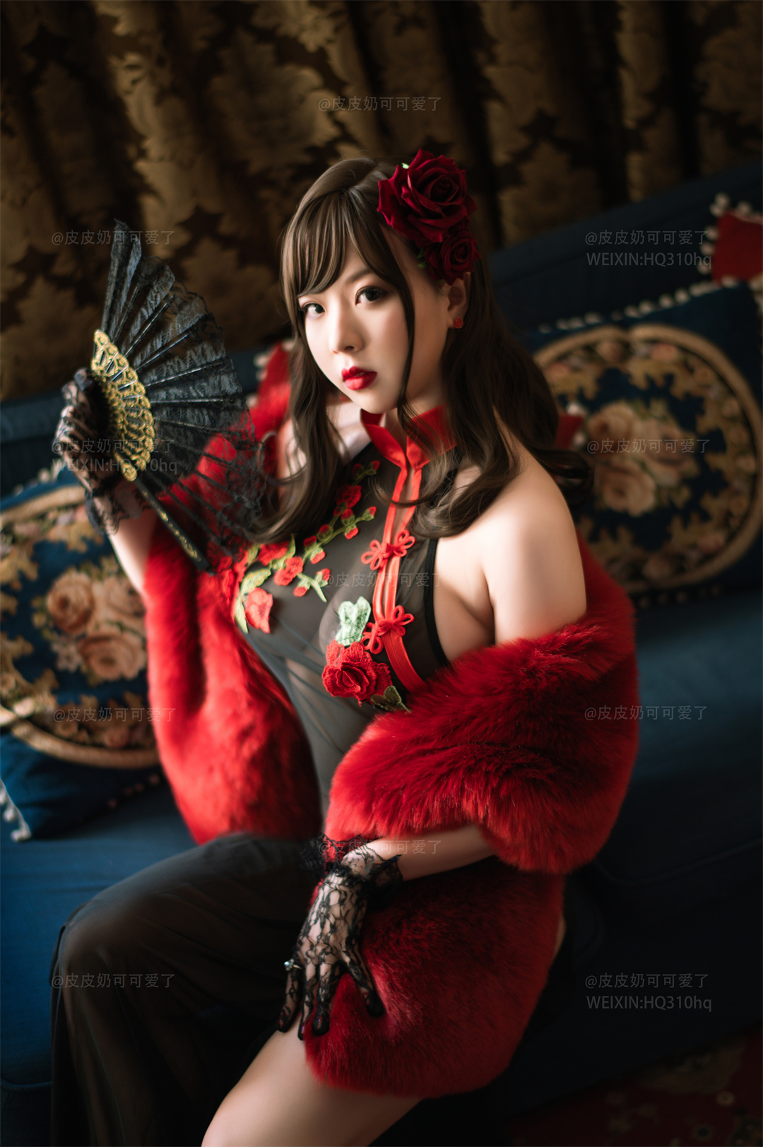 绮丽玫瑰，'皮皮奶可可爱了啦'的《玫瑰》系列带你穿越时光的绝美之旅