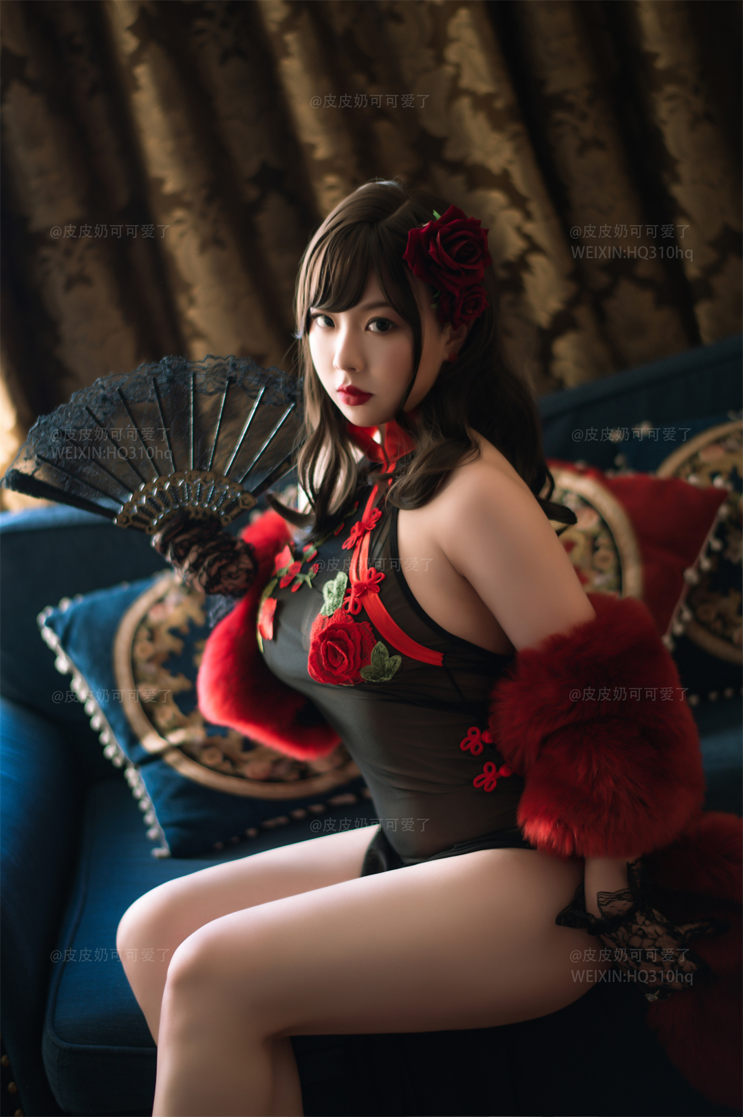 绮丽玫瑰，'皮皮奶可可爱了啦'的《玫瑰》系列带你穿越时光的绝美之旅-推图猫