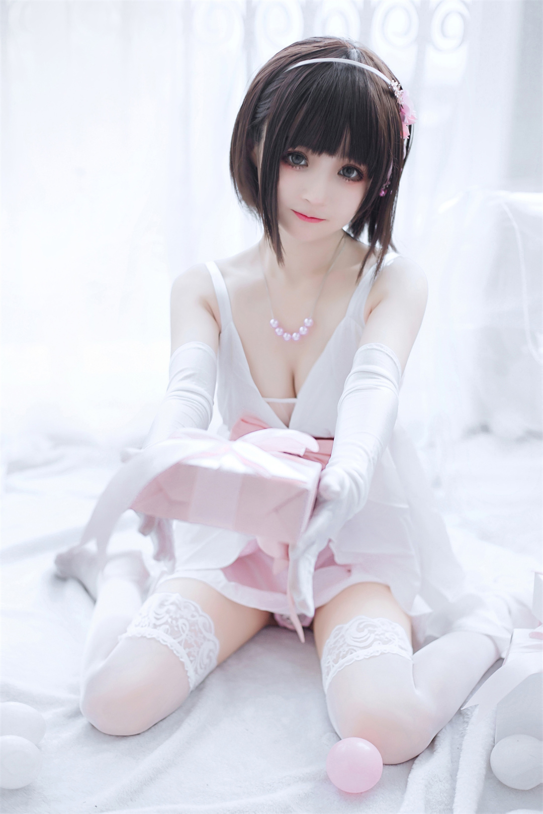 喵式点评 —— 桜井宁宁的NO.044作品《加藤惠》梦幻般的公主造型