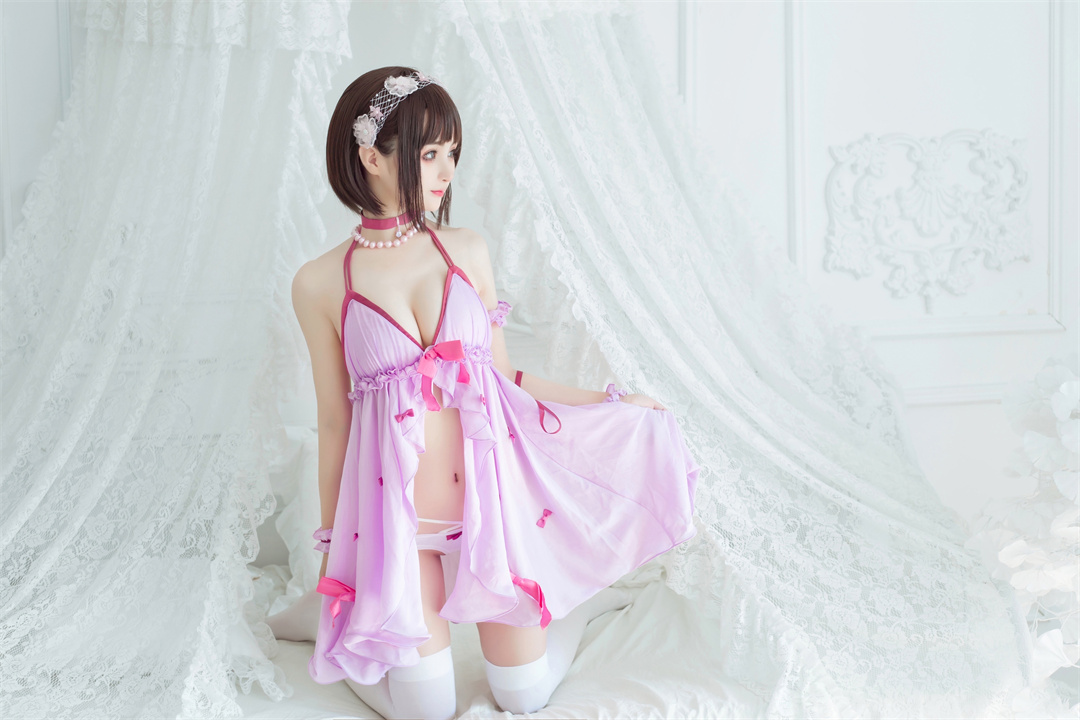 喵式点评 —— 桜井宁宁的NO.044作品《加藤惠》梦幻般的公主造型-推图猫